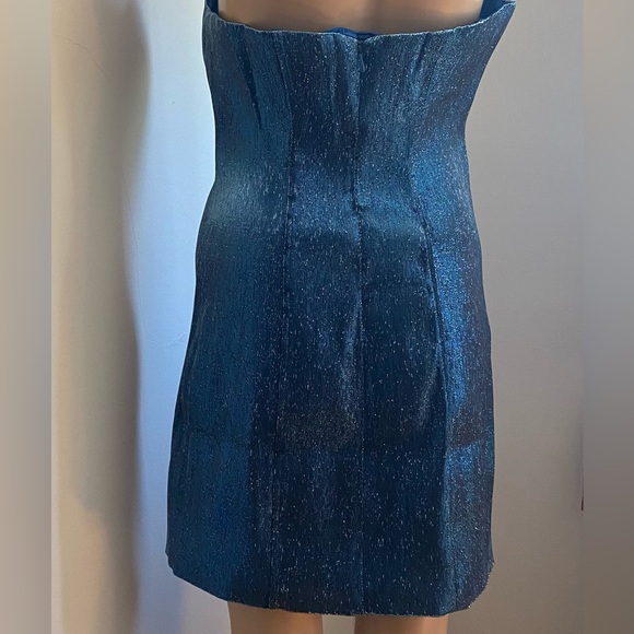 NWT! Sparkly Blue Dress, size M - Picture 3 of 4
